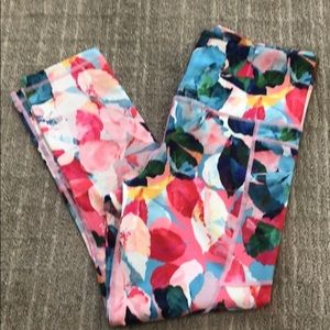 Zyia activewear Floral pocket light n tights